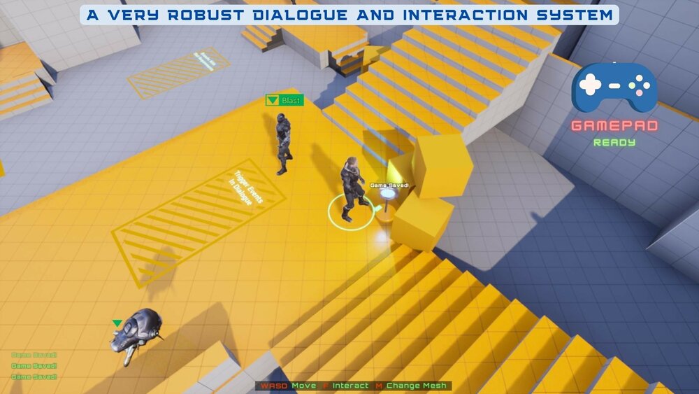 Defender: Animated Dialogue System 