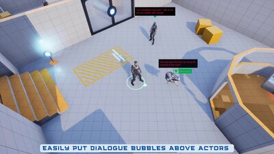 Defender: Animated Dialogue System 