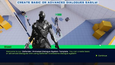 Defender: Animated Dialogue System 