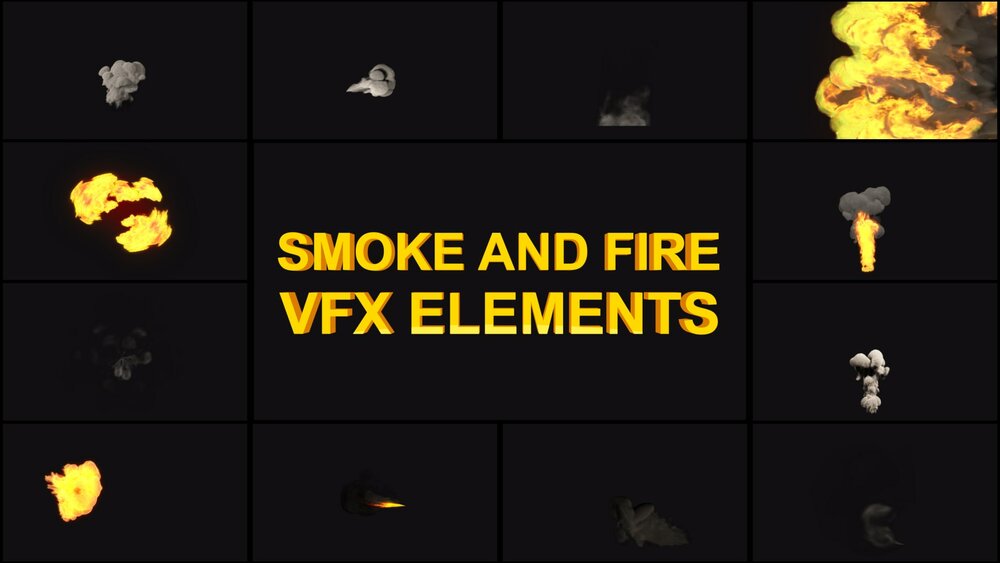 VFX Smoke And Fire Elements 