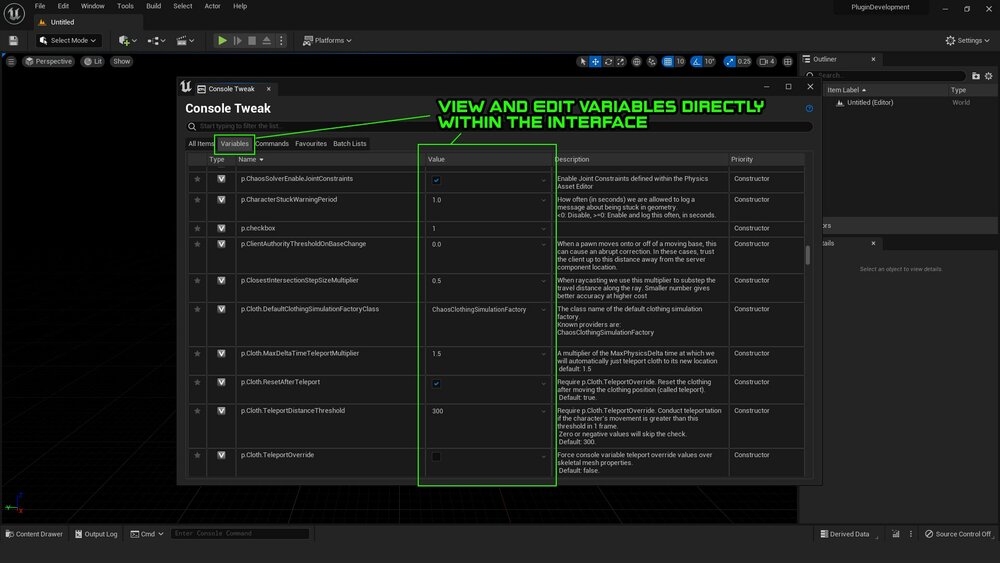 Console Tweak 