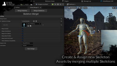 Skeletal Mesh Merger V1.1 