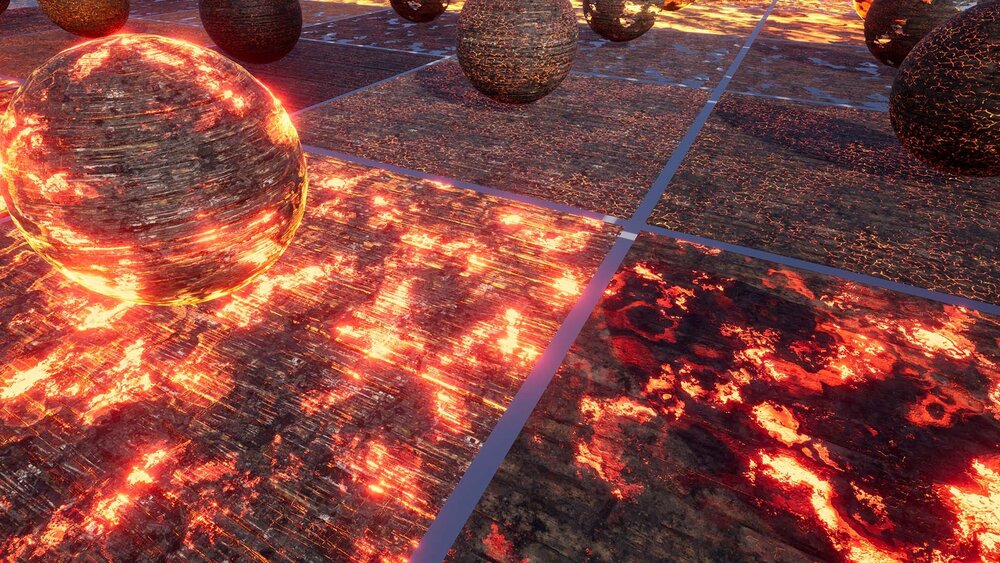 120 Animated Burning Materials 