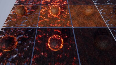 120 Animated Burning Materials 