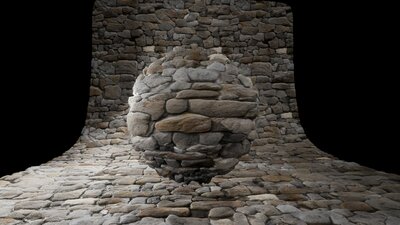 Stone Walls Material Pack 4 