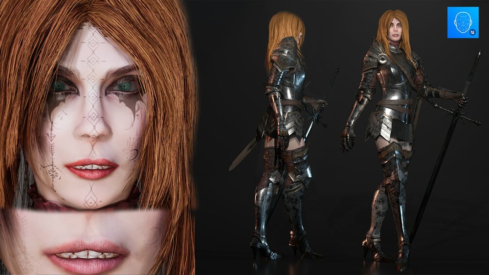 Female Knight Full Plate 