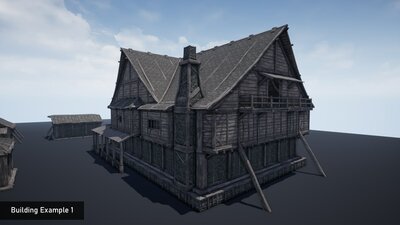 Modular Medieval/Fantasy Building & Props Pack 