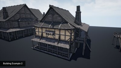 Modular Medieval/Fantasy Building & Props Pack 