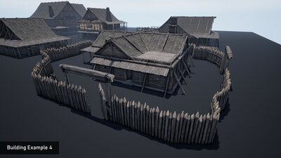 Modular Medieval/Fantasy Building & Props Pack 