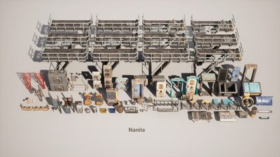 Future City VOL.1 - City Props (Nanite + LP) 