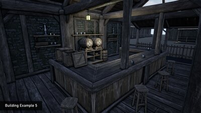 Modular Medieval/Fantasy Building & Props Pack 