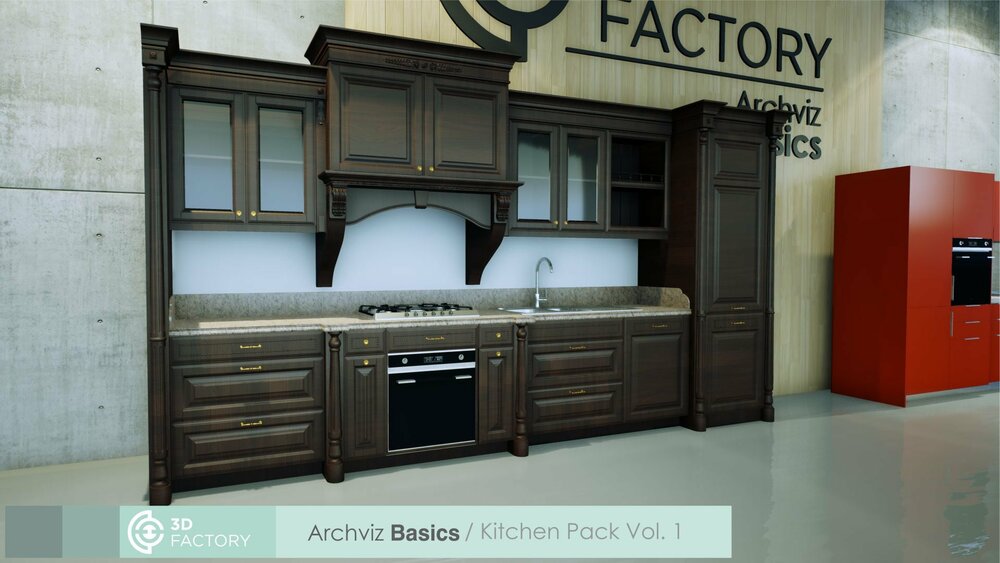 ArchViz Basics - Kitchen Pack 