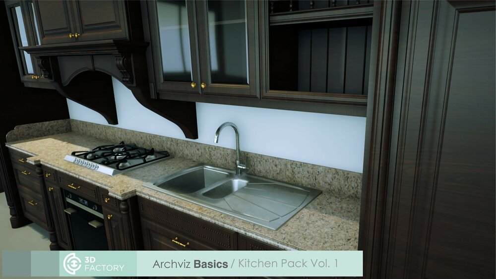 ArchViz Basics - Kitchen Pack 