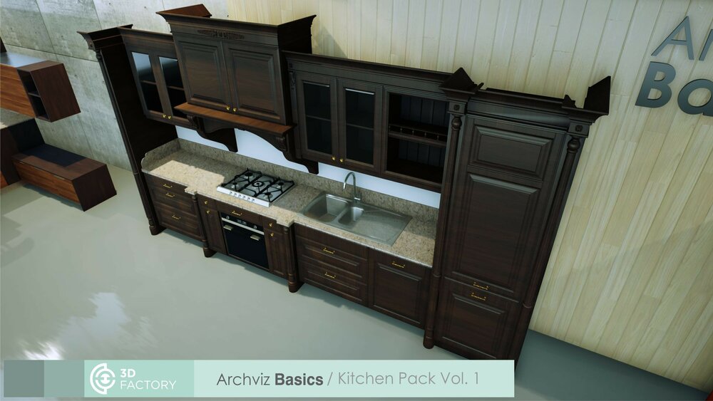 ArchViz Basics - Kitchen Pack 