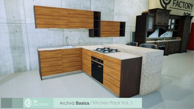 ArchViz Basics - Kitchen Pack 