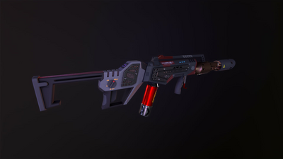 Sci-Fi Hand Flamethrower (Customizible Color) + VFX 