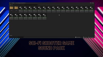 Sci-Fi Shooter Game Sound Pack 