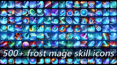 500+ frost mage skill icons 