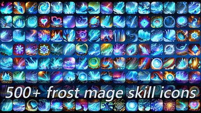 500+ frost mage skill icons 