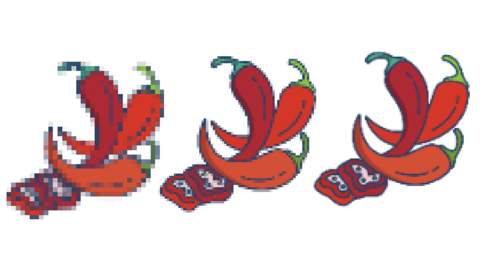 Pixel Art Vegies Herbs And Meat icon Pack 