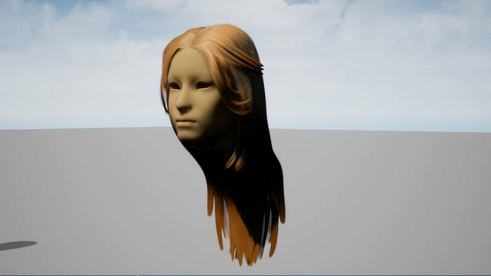 Female Hair Pack For Games 