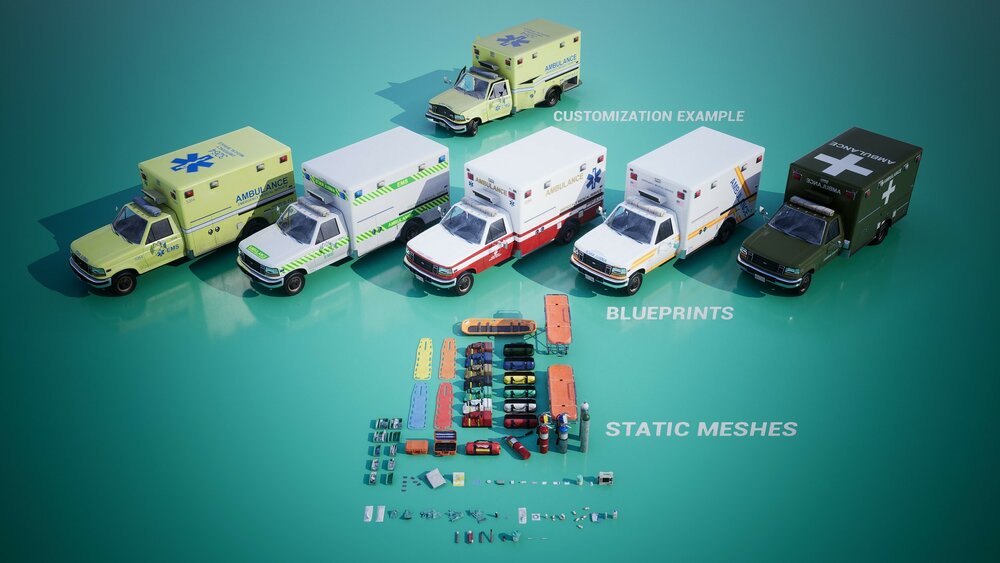 Ambulance Prop Pack 