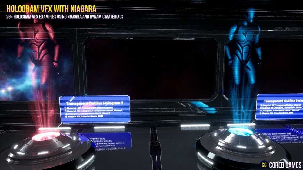 HOLOGRAM VFX With Niagara 2 