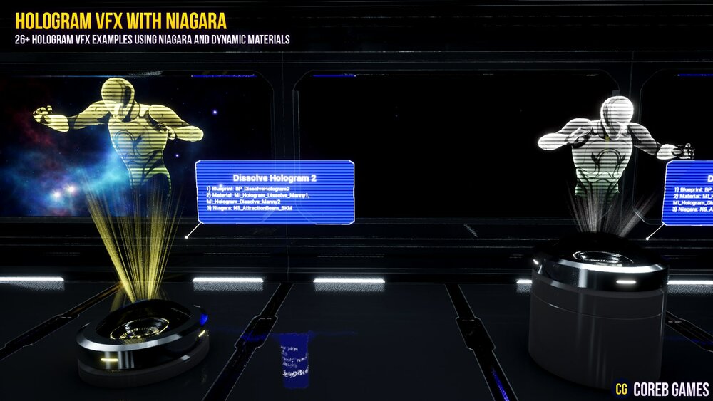 HOLOGRAM VFX With Niagara 2 