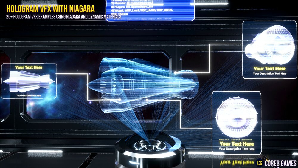 HOLOGRAM VFX With Niagara 2 