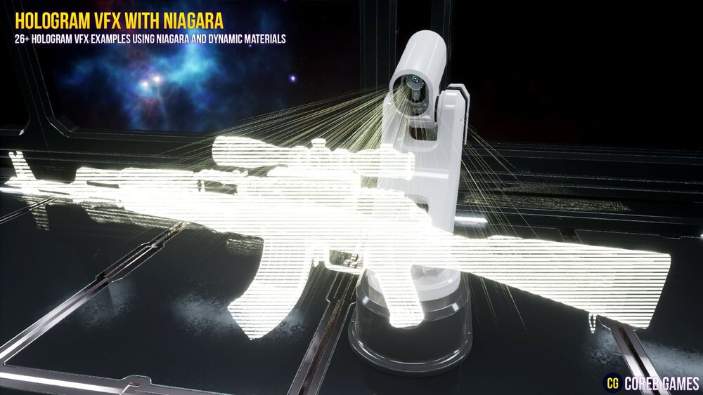 HOLOGRAM VFX With Niagara 2 