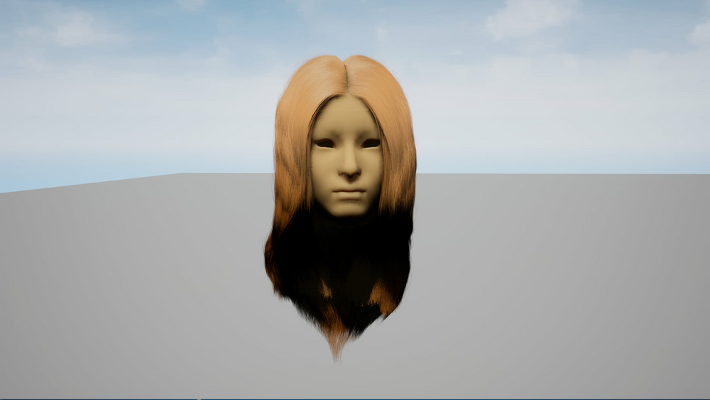 Female Hair Pack For Games 