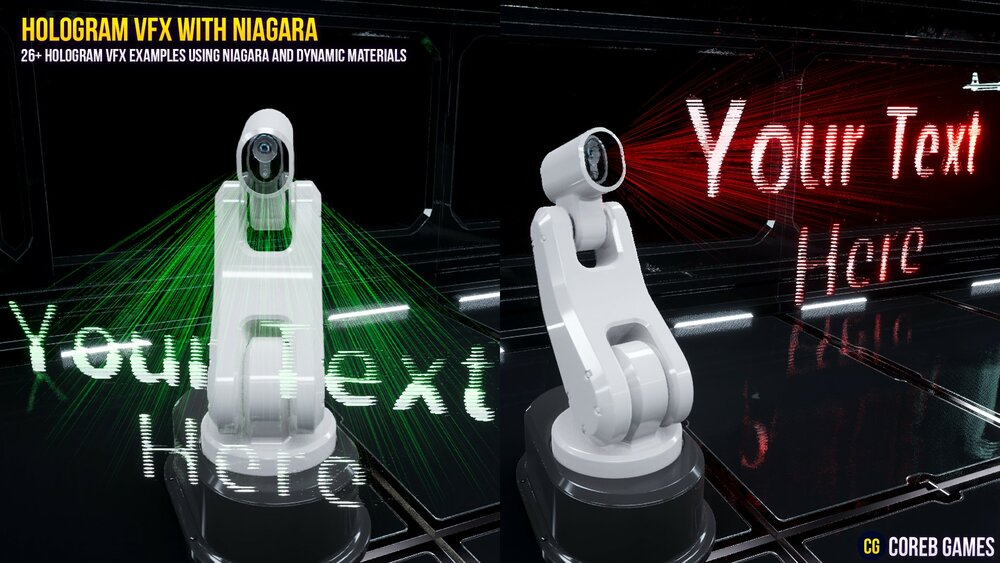 HOLOGRAM VFX With Niagara 2 