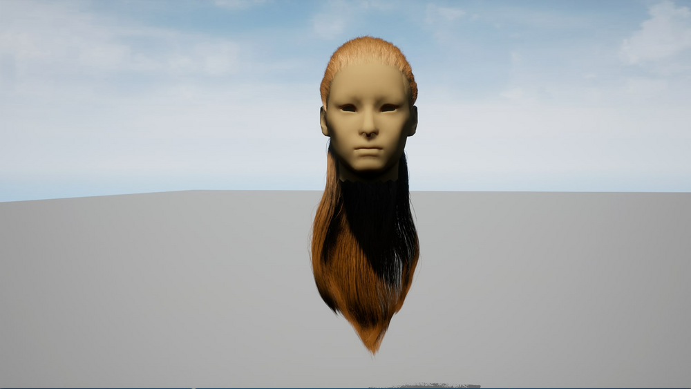 Female Hair Pack For Games 