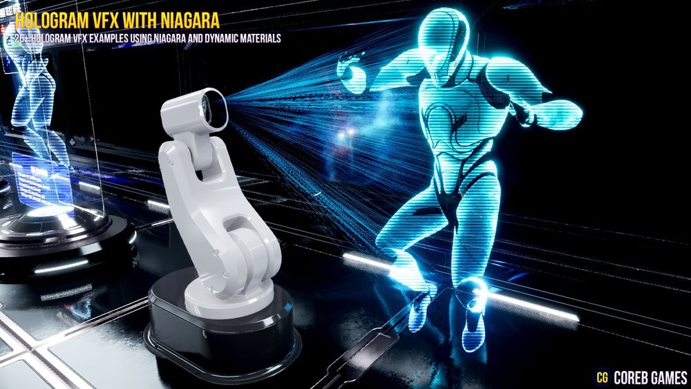 HOLOGRAM VFX With Niagara 2 