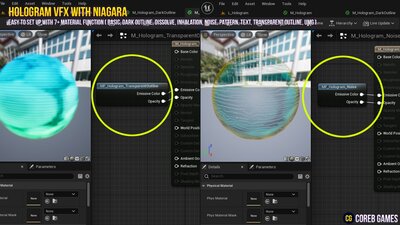 HOLOGRAM VFX With Niagara 2 