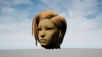 Female Hair Pack For Games 