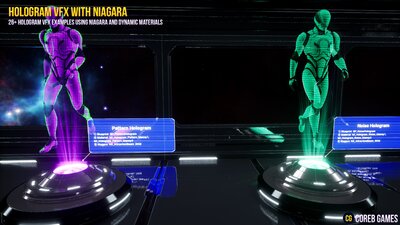 HOLOGRAM VFX With Niagara 2 