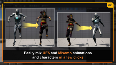 Mixamo Animation Retargeting 2 