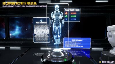 HOLOGRAM VFX With Niagara 2 