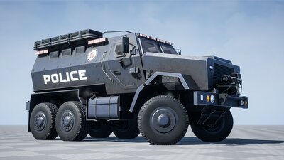 Drivable Special Forces Truck 