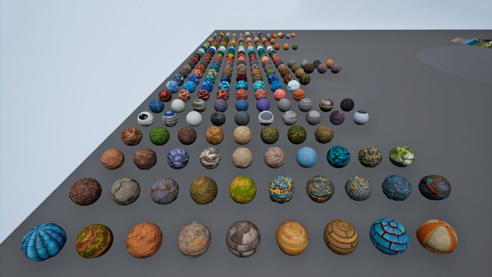 Stylized 250 Materials Bundle 