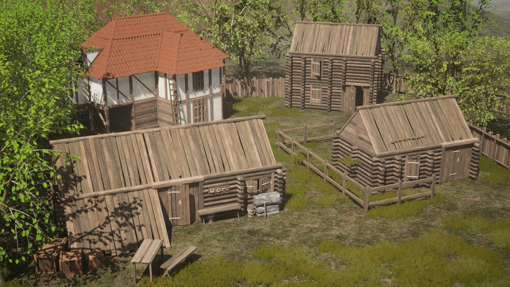 Modular Medieval Buildings Asset Pack 