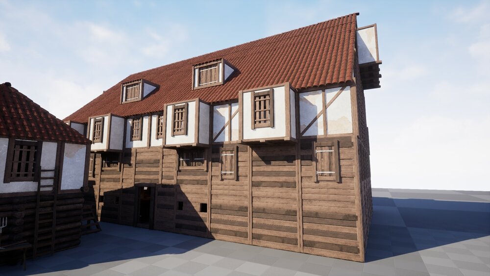 Modular Medieval Buildings Asset Pack 