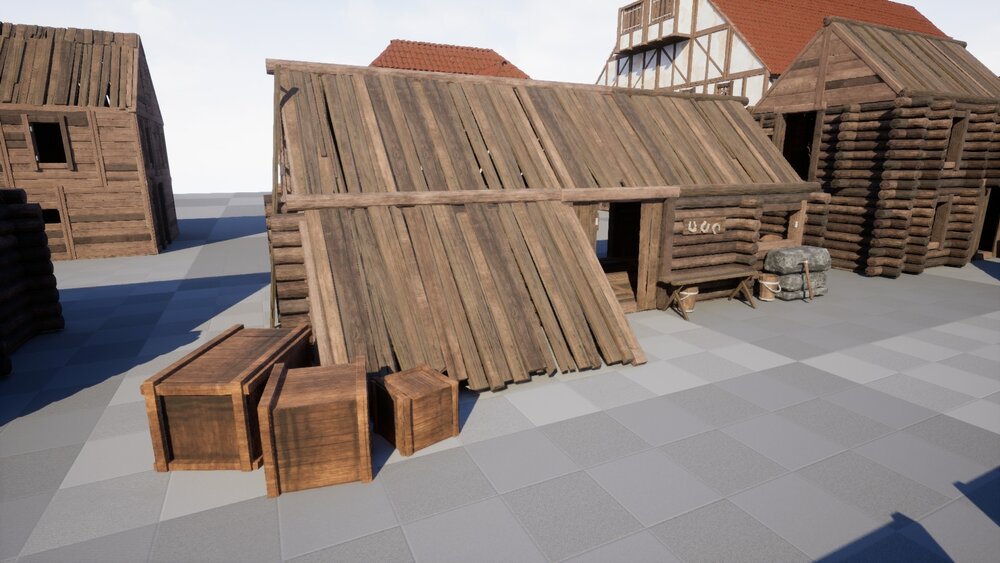 Modular Medieval Buildings Asset Pack 