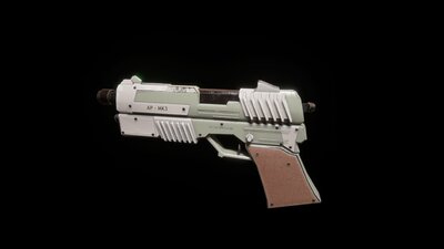 Sci-fi Futuristic Assault Pistol 