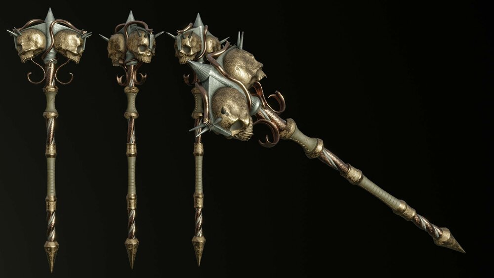 Fantasy Snake Weapon Set 