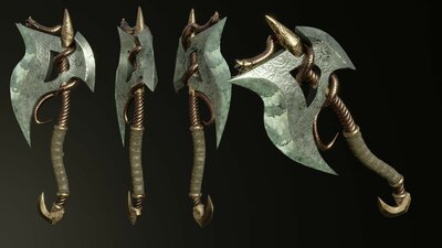 Fantasy Snake Weapon Set 