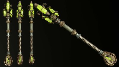 Fantasy Snake Weapon Set 