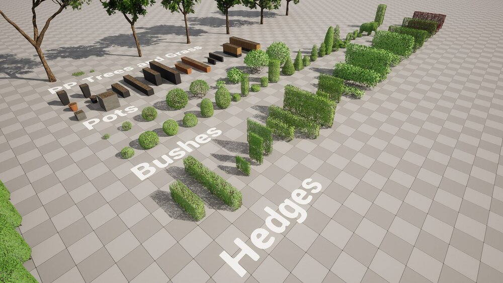 Modular Hedges And Bushes 