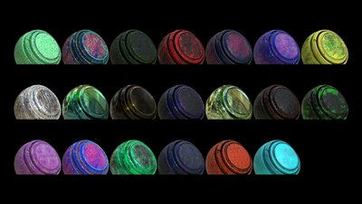 20 Unique Sci-Fi Materials - 4K  Texture 